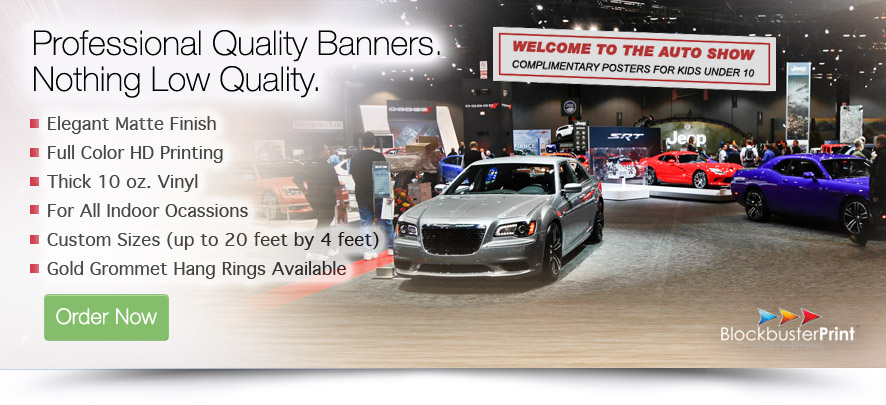 Standard Vinyl Banner 13 Oz Custom Printed